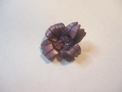 (image for) Leather Flower - Purple #SMFL9